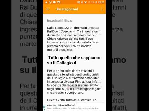 Tutta la Storia del collegio 4 e tutta La verità di CHIARA ADAMUCCIO