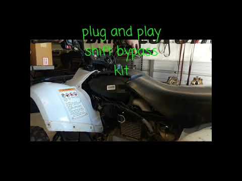 Convert Honda ATV electric shift to manual style control