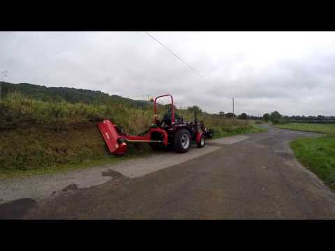 1.3m Heavy Duty Hydraulic Offset Verge Flail Mower (WN)