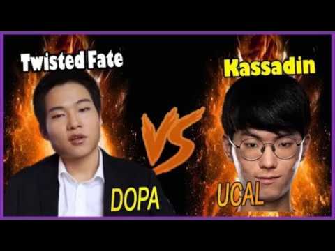 When Dopa Meets KT Ucal in Korea SoloQ? - Dopa Twisted Fate vs KT Ucal Kassadin | Korea Challenger