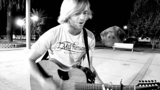 Busking around Australia, Tamworth, Keith Harkin performing Original "My Love Goes on"