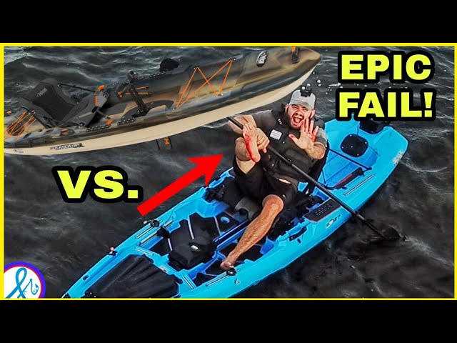When A Kayak Flip Video Goes Terrible Wrong Pelican Catch 130 HyDryve vs Bonafide SS127