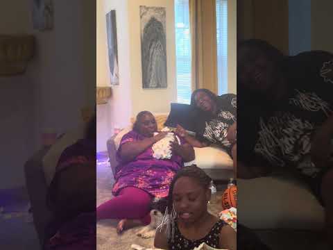 Mom tell everybody her daughter GREAT NEWS & the brother says this 😂 Watch til end #shorts