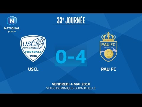 J33 : USCL - Pau FC (0-4), le replay I National FFF 2018