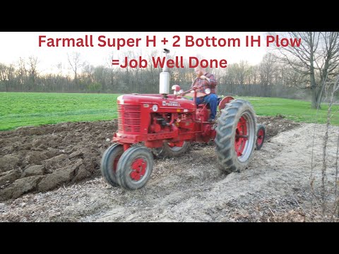 Farmall Super H and International Plow Get the Job Done// This Farmhouse Life