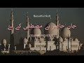 Jan Hazir Hai Mustafa Ke Liye Slowed Reverb Latest Naat 2025