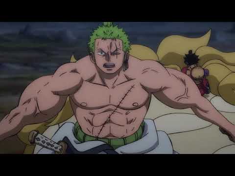 Straw Hats First Commander Zoro vs. Basil Hawkins | One Piece | Wano