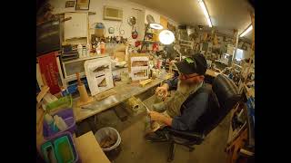 Painting a smallmouth bass part 7