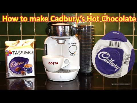 How to make a Cadburys Hot Chocolate with your Bosch TASSIMO at home