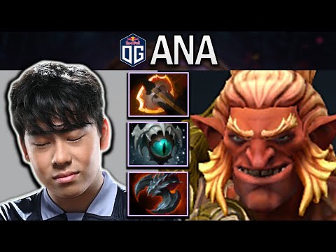 OG.ANA SMURF TROLL WARLORD WITH BATTLEFURY-SATANIC - DOTA 2 PRO GAMEPLAY