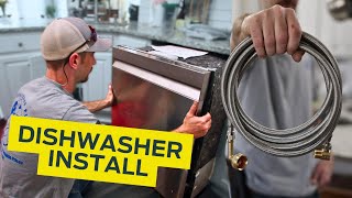 How to Install a Replacement Dishwasher