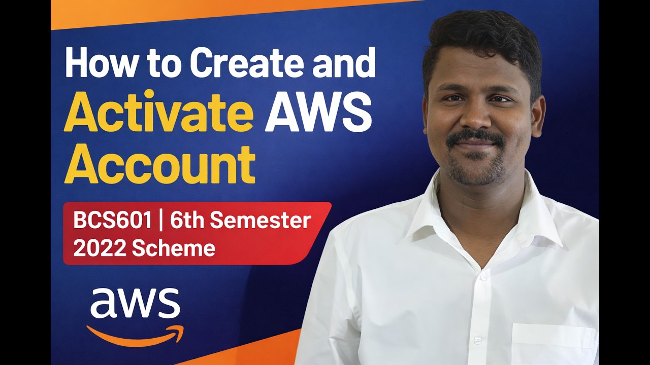 How to Create and Activate AWS Account | BCS601 6th Semester | Cloud Computing Lab | 2022 scheme