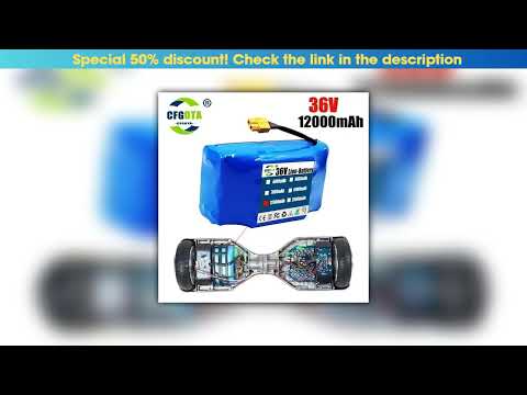 Top Genuine 36V 12Ah 10s2p Battery Packs Rechargeable Lithium Ion Battery for Electric Self Balanci