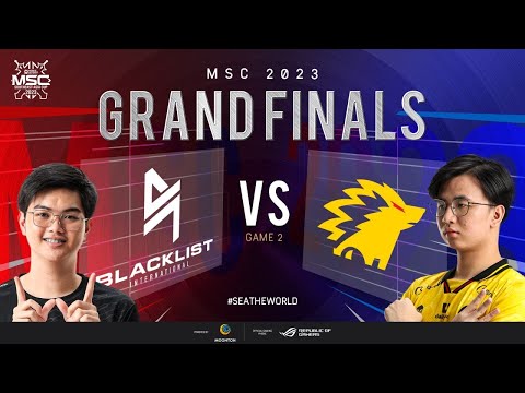 [EN] MSC Grand Finals | BLACKLIST INTERNATIONAL VS ONIC | Game 2