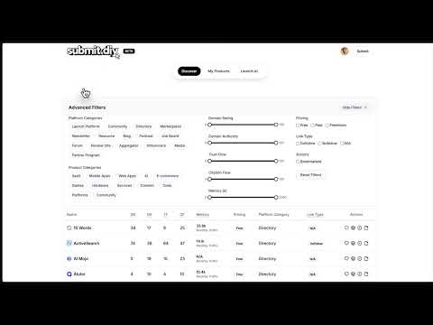 Submit.DIY 소개 영상