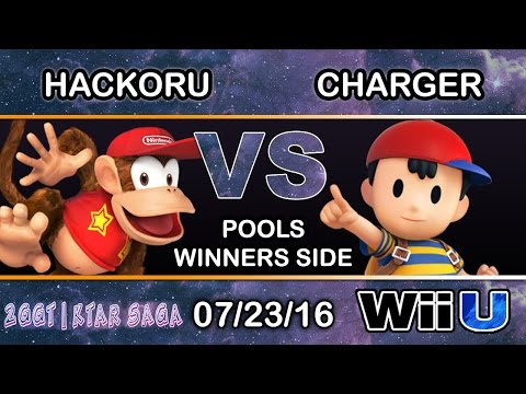 2GGT: KTAR Saga - LOF | Hackoru (Diddy Kong) Vs. Charger (Ness) Pools - Smash Wii U