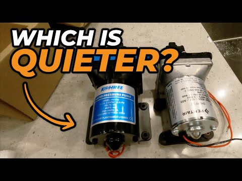 I Test Kohree vs Shurflo in my RV // 12V 3.5 GPM 55 PSI Diaphragm Water Pump with Pressure Switch