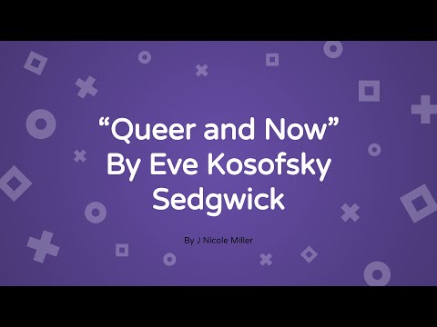 Context: Queer and Now by Eve Kosofsky Sedgwick