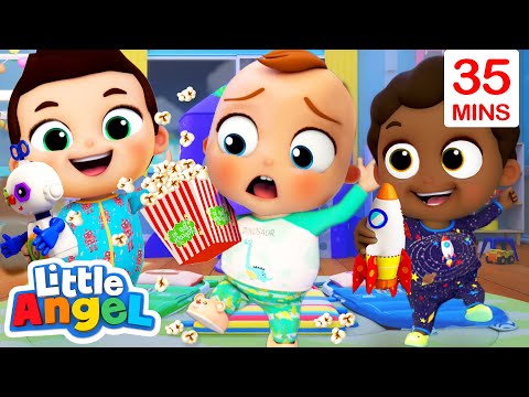 Sleepover With My Friends + More Good Manner Songs & Nursery Rhymes By Little Angel