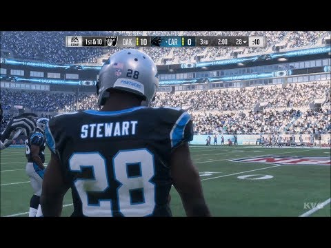 Madden NFL 18 - Carolina Panthers vs Oakland Raiders - Gameplay (HD) [1080p60FPS]