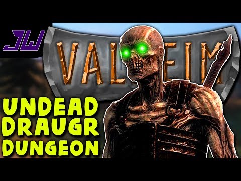 UNDEAD DRAUGR DUNGEON! | Valheim Alpha Gameplay | Viking Survival Game | Episode 2