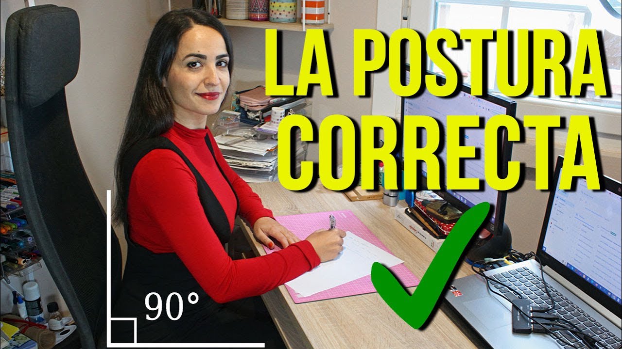 🪑  ¿CUÁL ES LA POSTURA CORRECTA PARA ESCRIBIR?