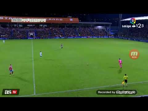 Golazo del portero del Lugo 20/01/2018