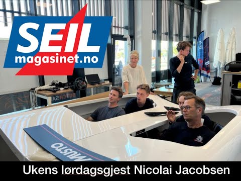 Nicolai Jacobsen foiling among the sharks