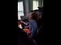 Lexi Singing And Dancing Along With Her Dora Guitar
