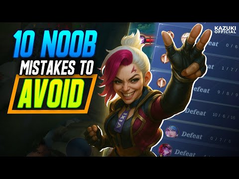 10 NOOB MISTAKES YOU SHOULD AVOID TO REACH MYTHICAL IMMORTAL IN SEASON 37 MOBA