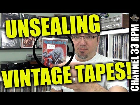 DO OLD CASSETTES still have NEW TAPE SMELL? Unsealing Iron Maiden, Dokken
