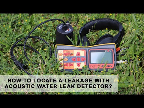 How to locate water leakage with TECHNO-AC equipment