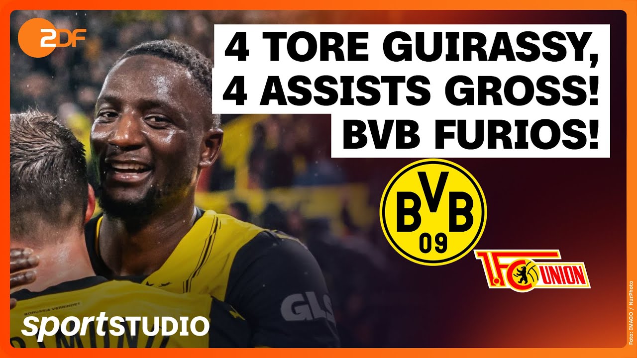 Borussia Dortmund – 1. FC Union Berlin | Bundesliga, 23. Spieltag 2024/25 | sportstudio