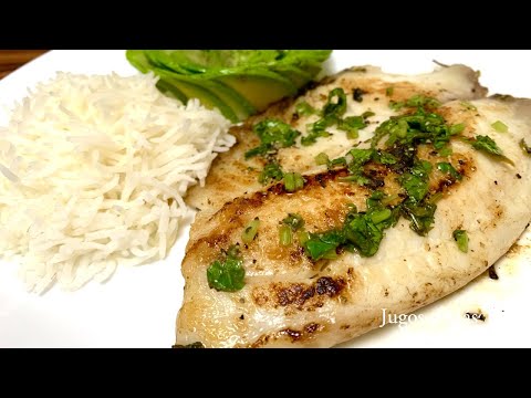 Filete de Pescado en Salsa de Cilantro y Limón