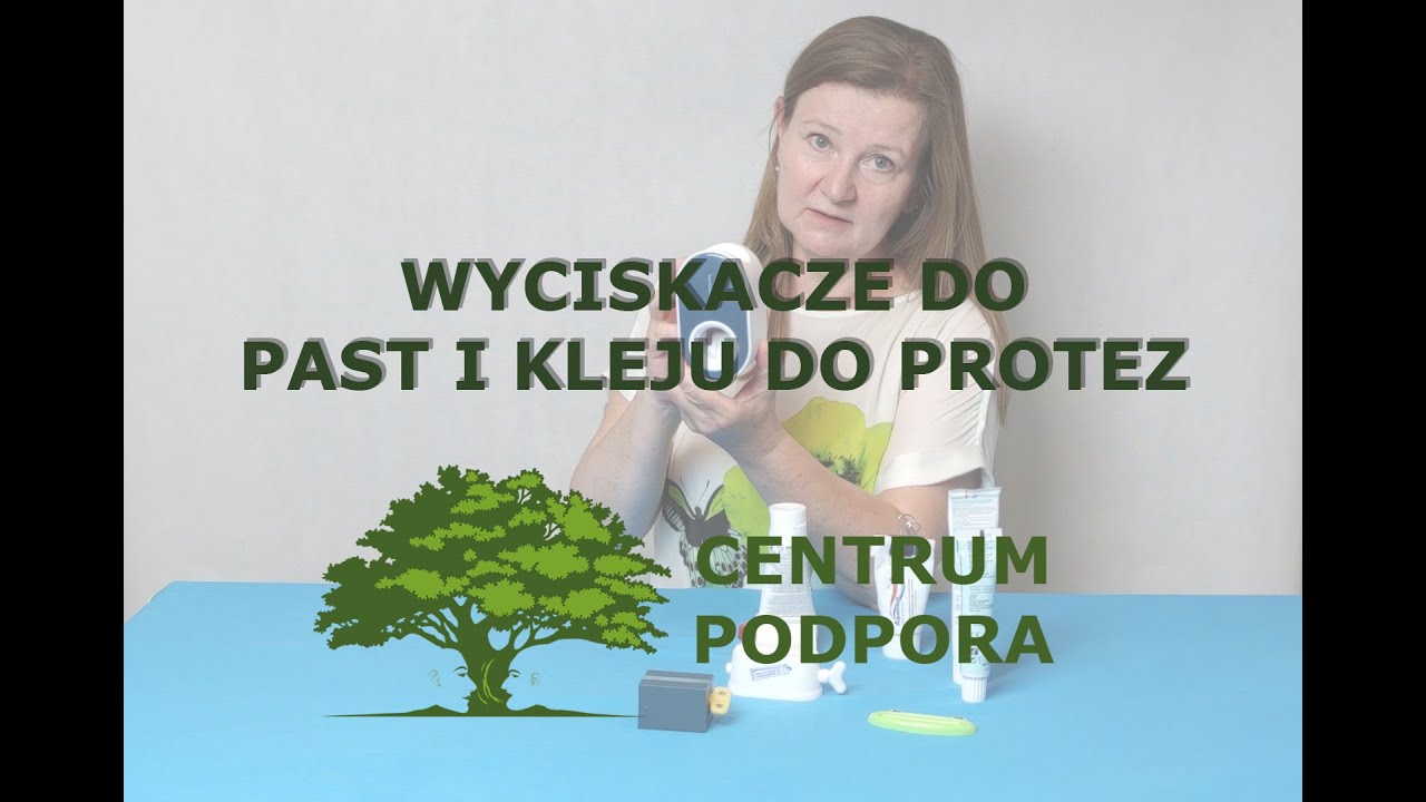 Wyciskacze do past i kleju do protez