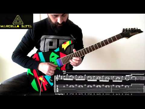 John Petrucci WILD STRINGDOM - Expanding your technique - Intervallic slide EX 11b - Ibanez Jpm p1