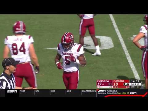 2019 USC vs Georgia - Rico Dowdle 17 Yd Run