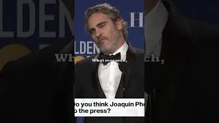 Joaquin Phoenix Shuts Down Reporter After Being Asked About Joker