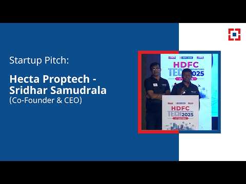 Startup Pitch: Hecta Proptech - Sridhar Samudrala (Co-Founder & CEO) | HDFC Bank