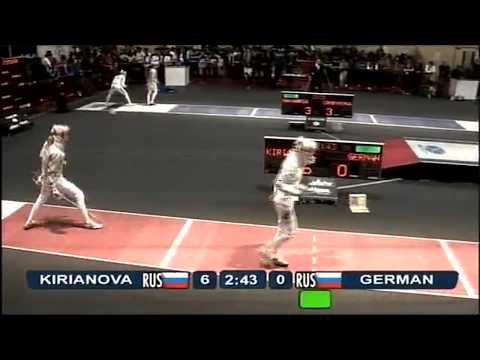 Belfast World Championships 2009 CWS - L16 - Kirianova RUS v German RUS