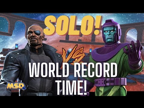 Nick Fury Solos 7.3 Kang in 2:31! World Record Time!