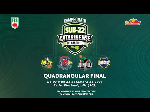 SEM NARRAÇÃO - FINAIS CAMPEONATO CATARINENSE DE BASQUETE SUB-22 MASCULINO 2023