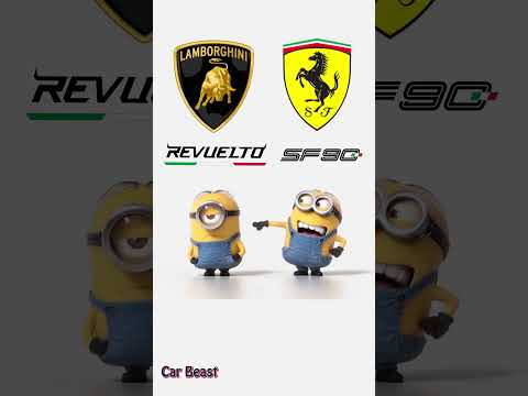 Lamborghini Revuelto Vs Ferrari Sf90 funny #car #automobile #asmr #ferrari #lamborghini #money #fyp