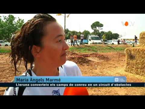 VOTV - Llerona converteix els camps de conreu en un circuit d'obstacles