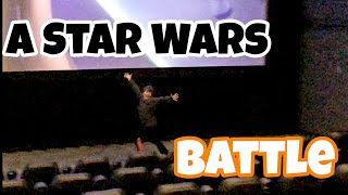 Leland Runs Around In Theater During Star Wars The Last Jedi