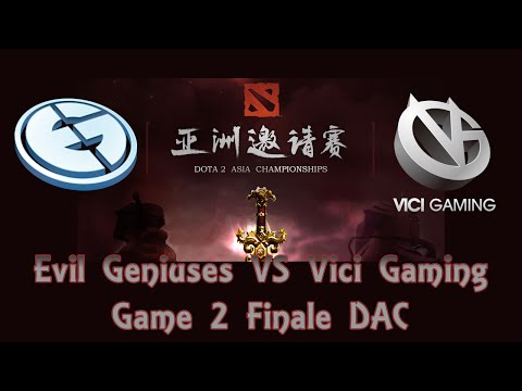 Evil Geniuses Destroyed Vici Gaming | Dota 2 Asia Championship Game 2 Finale |  DOTA 2 Highlights