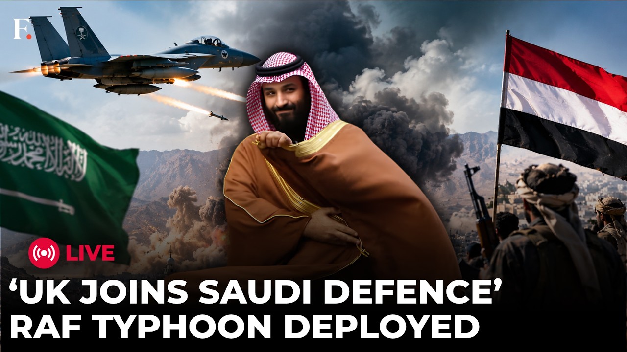 SAUDI HOUTHI LIVE: UK Steps In as Houthis Target Saudi Arabia | RAF Fighter Jets to Defend Riyadh