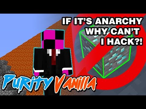 Getting started on PURITY VANILLA - Anarchy Minecraft, no hacks