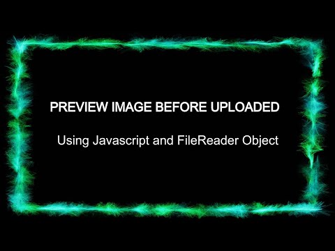Image Preview With Javascript And Filereader Object
