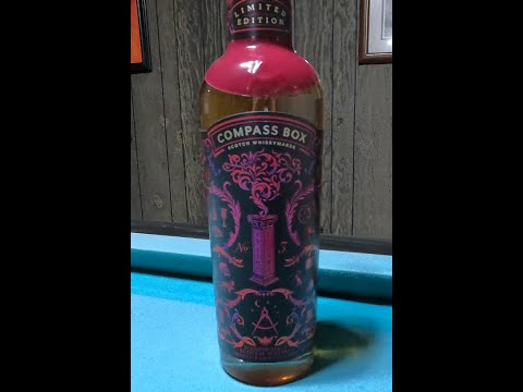 Whiskey Review 305; Compass Box No Name No 3, Blended Malt Scotch Whisky